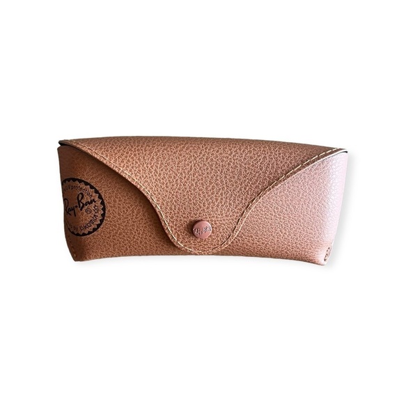 RAY-BAN brown case hard eyeglasses case - Picture 1 of 5